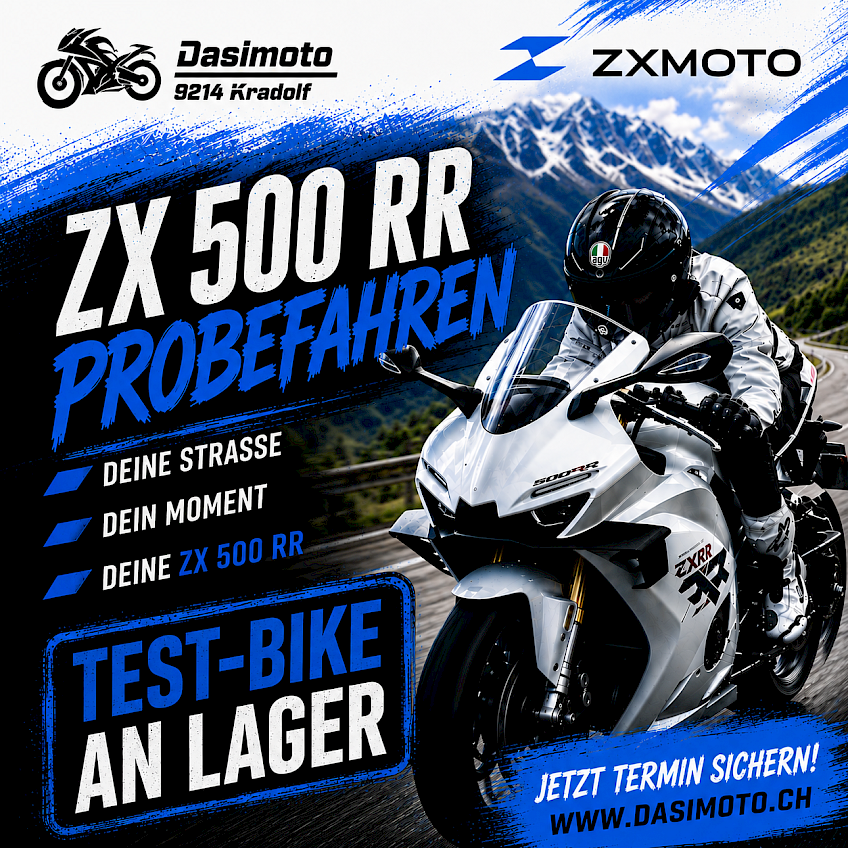 ZX 500 RR jetzt Testen